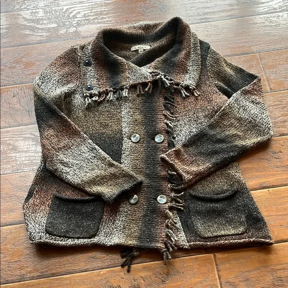 Cabi Frontier Fringe Jacket - Size Large Style 903 - Picture 2 of 6